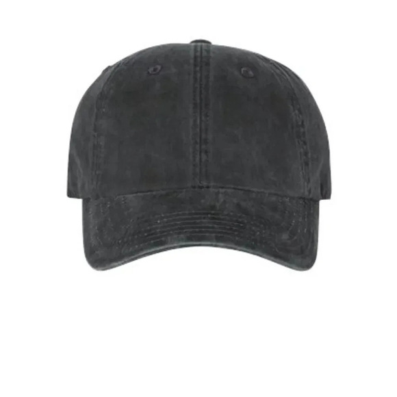 AMERICAN NEEDLE BLANK
“ELSTON WASHED”RAGLAN HAT IN WASHED BLACK SIZE ONE SIZE - Picture 4 of 11